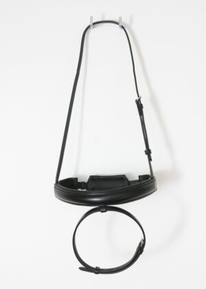 Demo Dobert Noseband Crank with Flash Horse Size Black Inv: 6070