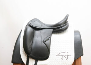 Amerigo Pasubio 17.5M+1cm Black Dressage Saddle SN N154941219 Inv 7015