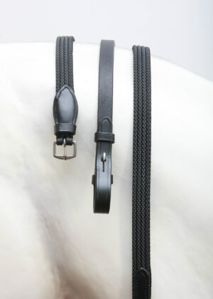 Albion BioGrip Reins Black Inv 6175